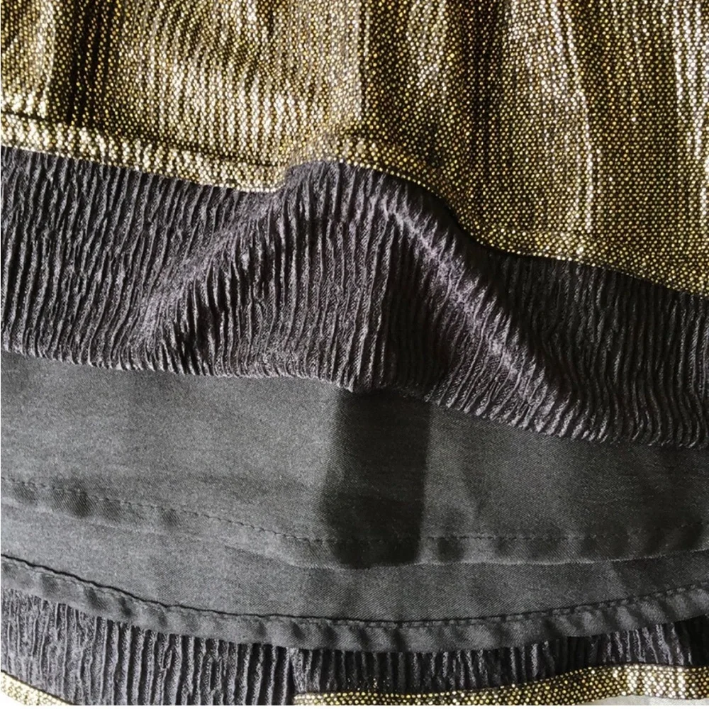 GapKids Shiny Metallic Skirt in Gold Size 12 Regular Girls